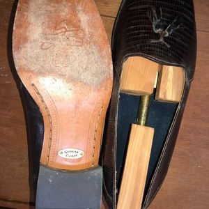 Brown loafers